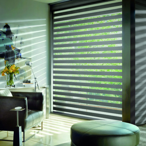 Hunter Douglas Designer Banded Shades Austintatious Blinds And Shutters