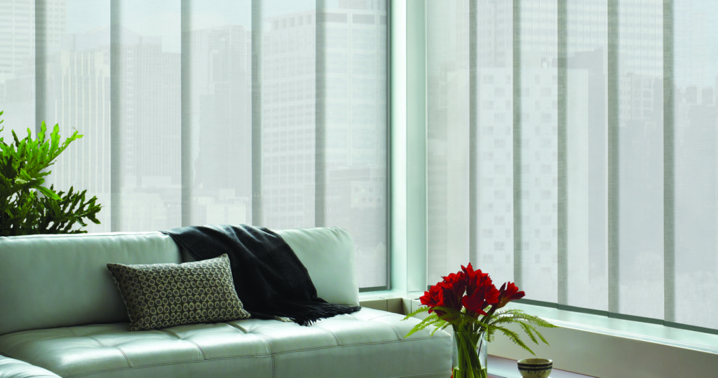 Hunter Douglas Skyline® Gliding Window Panels Austintatious Blinds