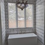 Hunter Douglas Silhouette Shades in Bathroom