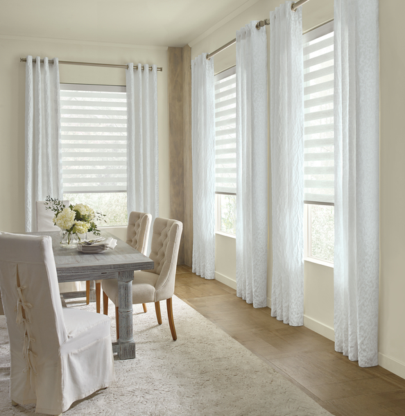 Dining room window clearance curtains