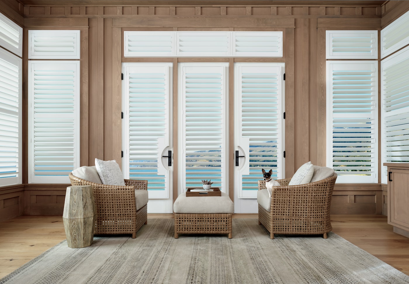 French Door Shutters and French Window Shutters - Shutterstyle