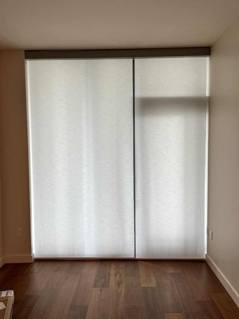 Roller shades for luxury condos